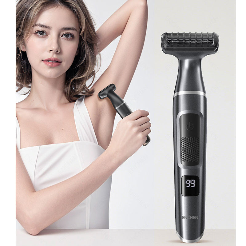 Aparat de ras electric ENCHEN Trimmer A1, Uscat si umed, Putere 5W, 600 mAh, Black