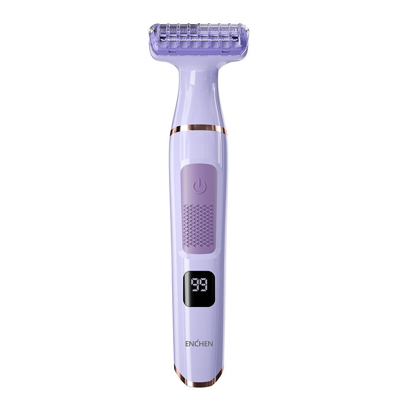 Aparat de ras electric ENCHEN Trimmer A1, Uscat si umed, Putere 5W, 600 mAh, Purple