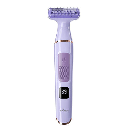 Aparat de ras electric ENCHEN Trimmer A1, Uscat si umed, Putere 5W, 600 mAh, Purple