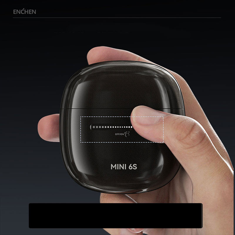 Aparat de ras electric ENCHEN Electric Shaver Mini 6S, Uscat si umed, Putere 5W, 400mAh, Black