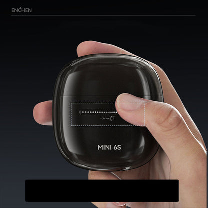 Aparat de ras electric ENCHEN Electric Shaver Mini 6S, Uscat si umed, Putere 5W, 400mAh, Black