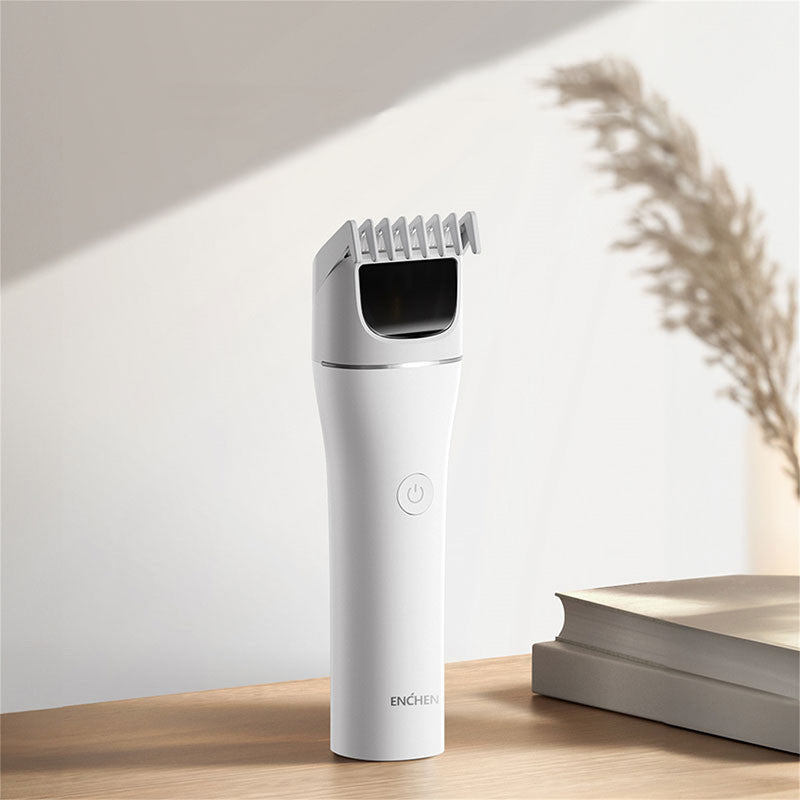 Aparat de tuns ENCHEN Hair Clipper Boost 2, Uscat, 4600 RPM, 800mAh, Alb