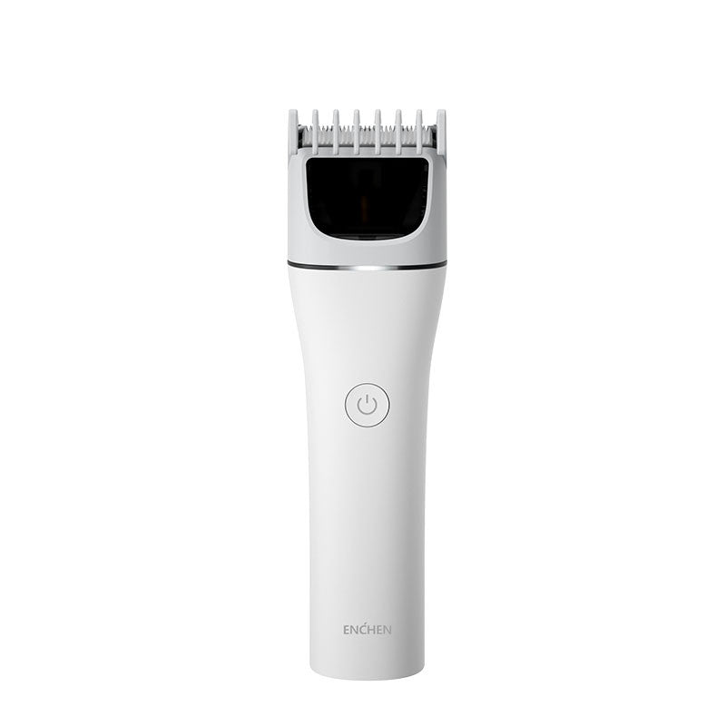 Aparat de tuns ENCHEN Hair Clipper Boost 2, Uscat, 4600 RPM, 800mAh, Alb