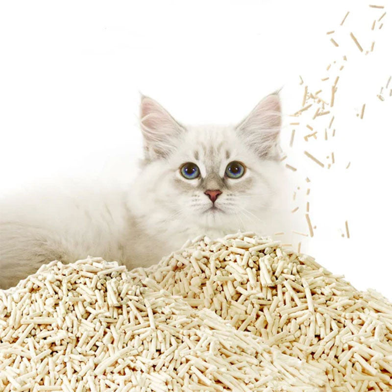 Set 4 cutii nisip mixt tofu litiera PETKIT Occult Blood Test Mixed Cat Litter test integrat de sange ocult, 2.4kg per cutie