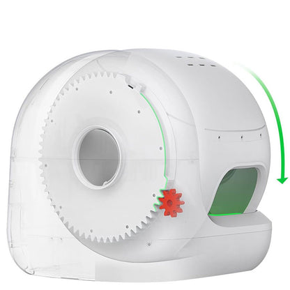 Litiera smart cu autocuratare PETKIT Purobot Max Pro with Camera Self-Cleaning pentru pisici, Recunoastere faciala, 8L
