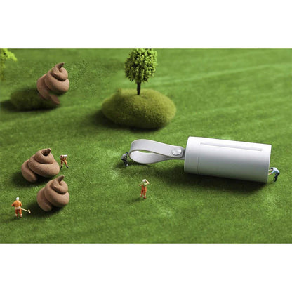 Suport pungi igienice biodegradabile pentru caini, PETKIT Dog Waste Bag, Alb