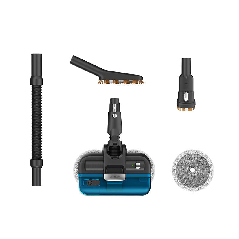 Aspirator vertical fara fir 2-in1 cu mop Jimmy JV9 Pro Aqua, 500W, 160AW, 4 moduri aspirare, autonomie 65 min, afisaj Smart LED