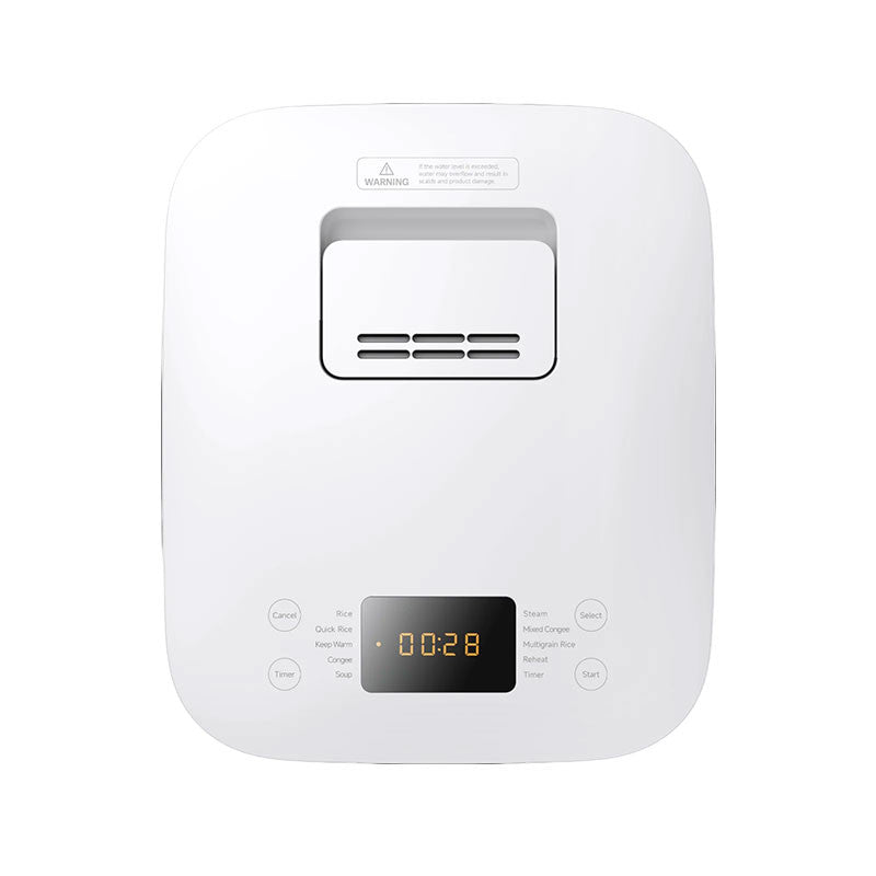 Aparat pentru gatit orez Xiaomi Multifunctional Rice Cooker 4L, 860 W, 10 programe, Control tactil, Alb