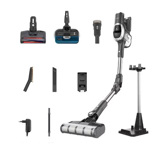 Aspirator vertical fara fir 2-in1 cu mop Jimmy JV9 Pro Aqua, 500W, 160AW, 4 moduri aspirare, autonomie 65 min, afisaj Smart LED