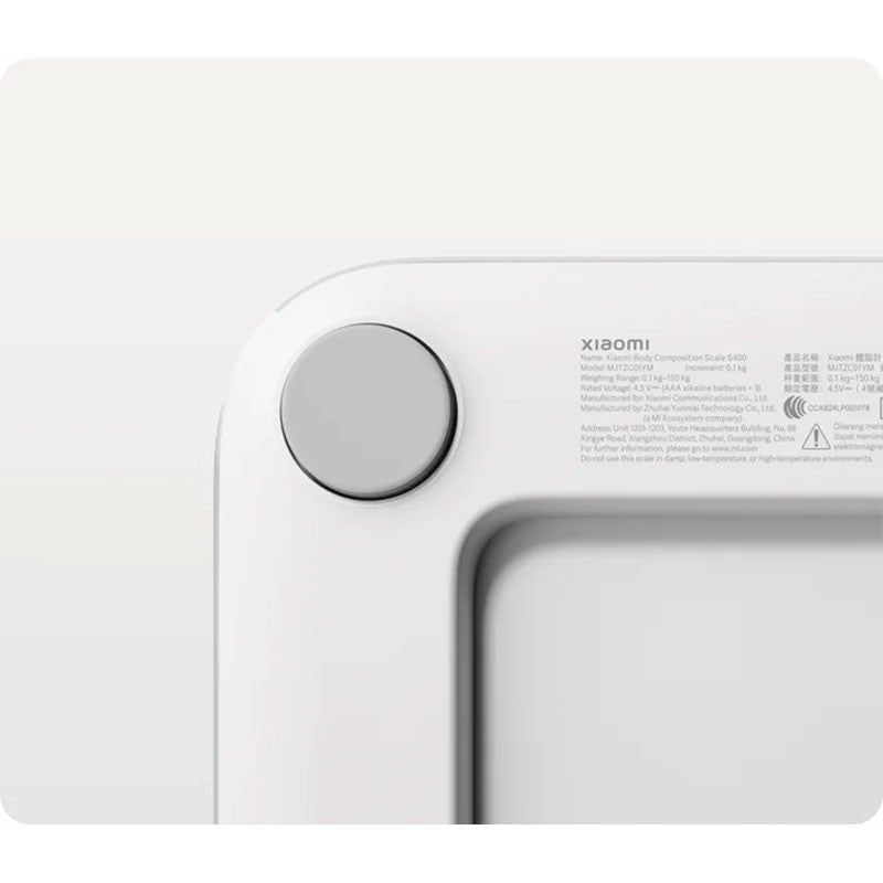 Cantar inteligent Xiaomi Body Composition Scale S400, 25 functii, aplicatie Xiaomi, pana la 36 profile, max 150KG