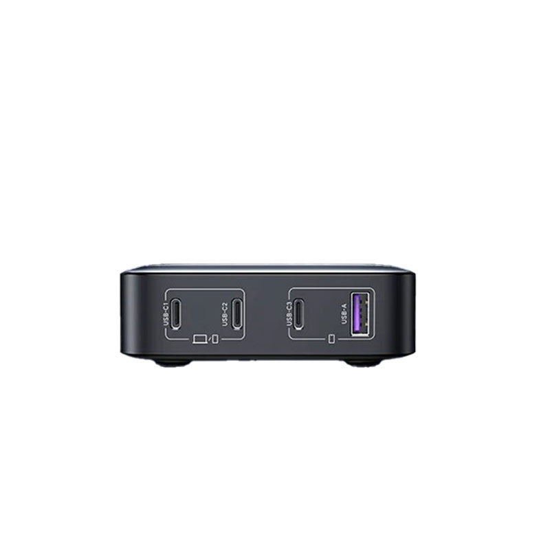 Incarcator rapid UGREEN Nexode 100W Desktop Charger EU CD328 + cablu USB-C, 3x USB-C, 1x USB-A, Gri