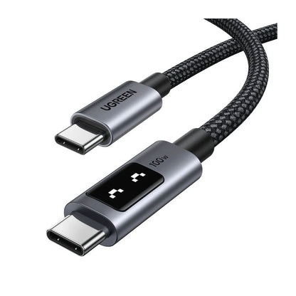 Cablu de date si incarcare rapida UGREEN Uno USB-C to USB-C PD Fast Charging Cable, Negru, 1 m