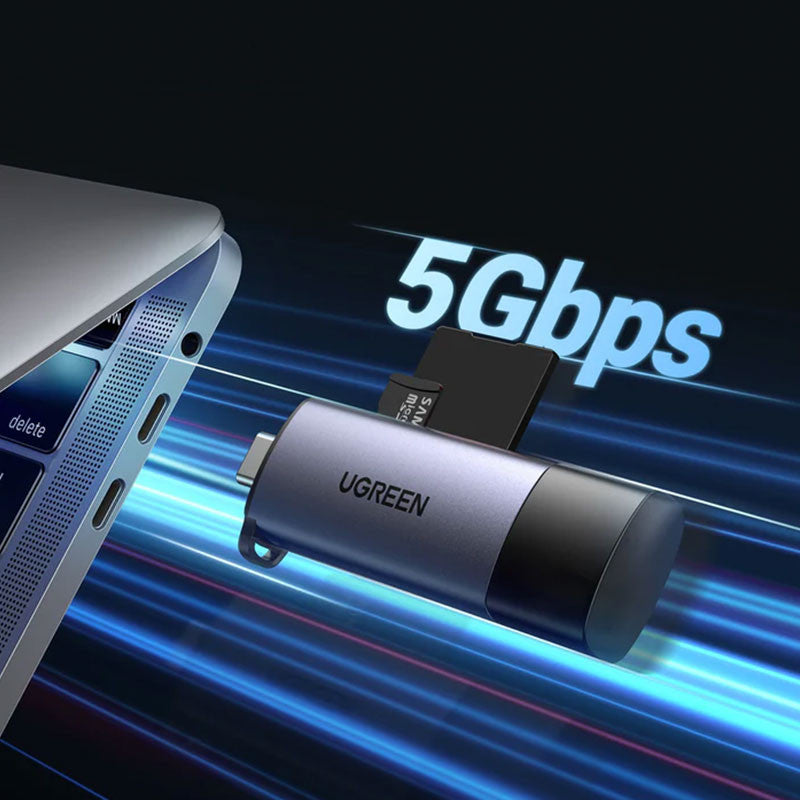 Cititor de carduri UGREEN CM185 USB-C/USB-A Card Reader