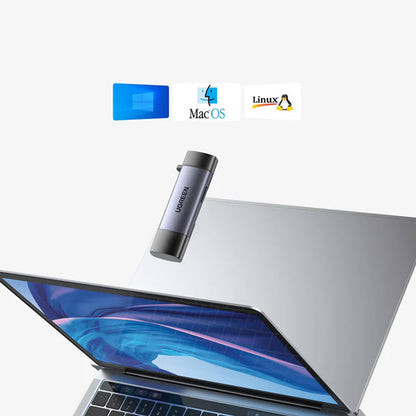Cititor de carduri UGREEN CM185 USB-C/USB-A Card Reader