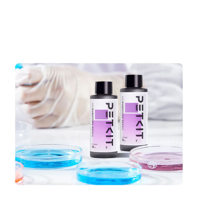 Set 4 Rezerve de Lichid PETKIT Concentrated Air Purifyin Refill-50ml pentru Litiera smart PetKit Pura X/Pura Max/Pura Max2