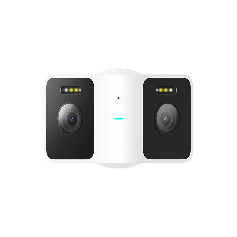 Camera de supraveghere exterior Xiaomi Outdoor Camera CW100 Dual 2K, doua obiective, alba, cu fir