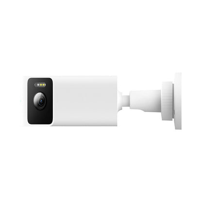 Camera de supraveghere exterior Xiaomi Outdoor Camera CW100 Dual 2K, doua obiective, alba, cu fir