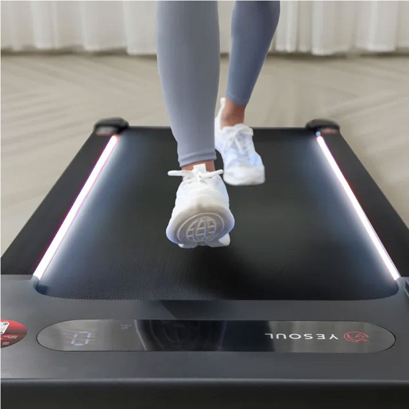 Banda de alergare YESOUL W2 Pro Treadmill, Black, inclinare 10%, viteza max 6km/ora, telecomanda