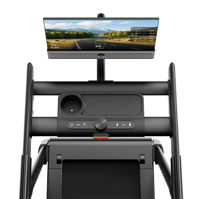 Banda de alergare YESOUL T3 Plus Treadmill, Black, inclinare 10%, pliere hidraulica, viteza max 14km/ora