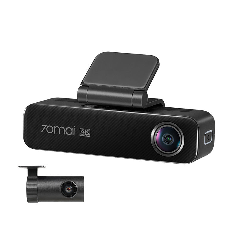Set 2 Camere auto 70mai Dash Cam 4K M800 si camera luneta 70mai RC14, inregistrare Dual Channel, GPS, HDR, ADAS