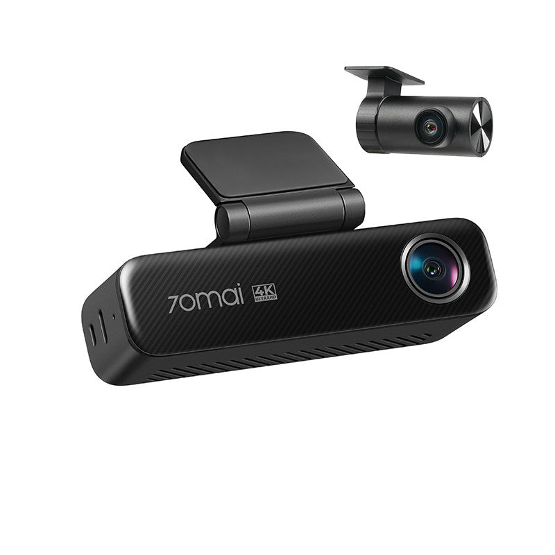 Set 2 Camere auto 70mai Dash Cam 4K M800 si camera luneta 70mai RC14, inregistrare Dual Channel, GPS, HDR, ADAS