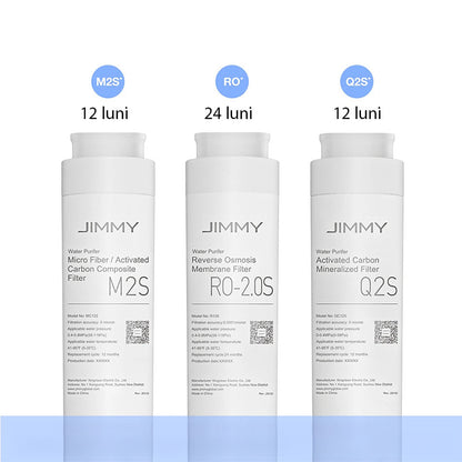 Filtru compozit JIMMY Filter Cartridge pentru Purificatoare de apa, osmoza inversa JIMMY R9/R9 Pro Countertop RO Water Purifier