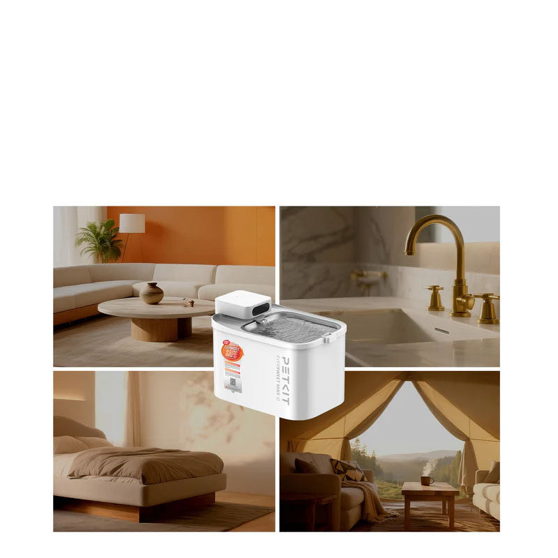 Fantana apa pentru animale de companie PETKIT Cordless Eversweet Max 2 UVC, 3L, Bluetooth