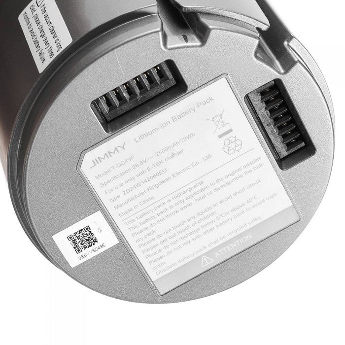 Set baterii T-DC49F pentru Aspirator vertical fara fir JIMMY JV85 Pro