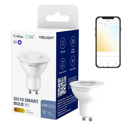 Bec Yeelight LED GU10 Smart Bulb W1, White, 4.8W, 350 lm