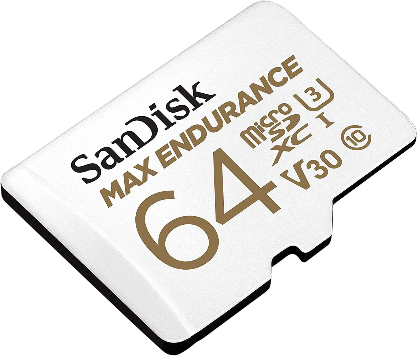 Card de memorie SanDisk 64 GB micro SD Max Endurance Video, cu Adaptor,  Class 10, V30, UHS U3