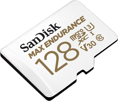 Card de memorie SanDisk 128 GB micro SD Max Endurance Video, cu Adaptor,  Class 10, V30, UHS U3