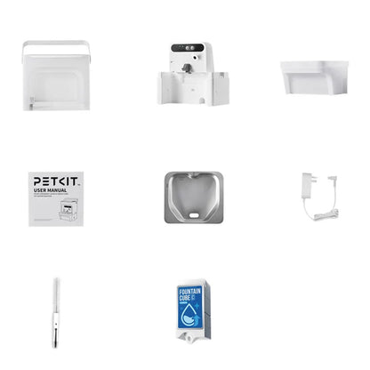 Fantana apa pentru animale de companie PETKIT Eversweet Ultra AI Health Care Pet Water Fountain, 5L, Bluetooth, Monitorizare inteligenta, White