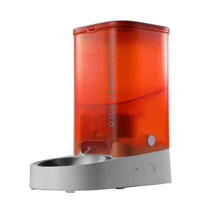 Dozator automat mancare PETKIT Fresh Element Solo, Orange, animale de companie