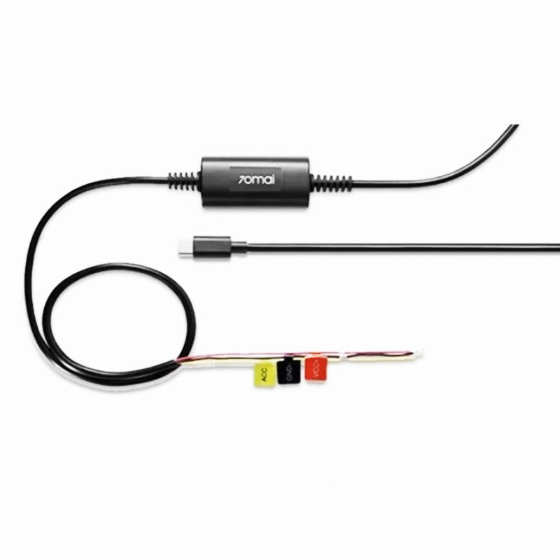 Resigilat - Set cabluri 70mai Hardwire Kit Type-C, compatibil cu camerele de bord 70mai A810, M500, M310, A510 si Omni 360 Dash Cam
