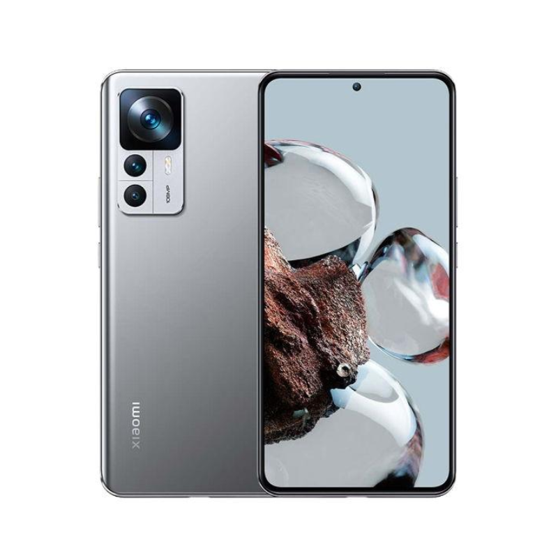 Telefon mobil Xiaomi 12T 5G, 8GB RAM, 128GB ROM, Silver, Dual Sim, Camera Tripla 108 MP, procesor MediaTek Dimensity 8100-Ultra