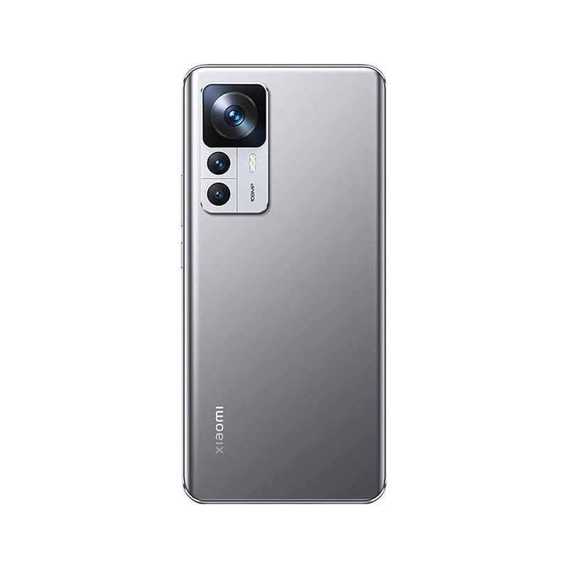 Telefon mobil Xiaomi 12T 5G, 8GB RAM, 128GB ROM, Silver, Dual Sim, Camera Tripla 108 MP, procesor MediaTek Dimensity 8100-Ultra