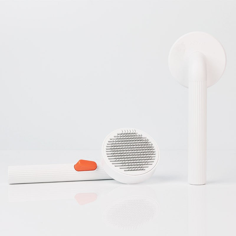 Perie pentru pisici si caini PETKIT Large Grooming Brush 2, cu buton autocuratare