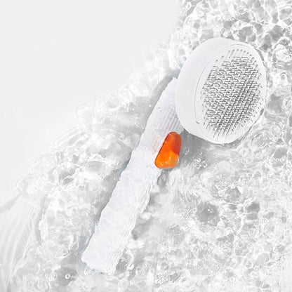 Perie pentru pisici si caini PETKIT Large Grooming Brush 2, cu buton autocuratare