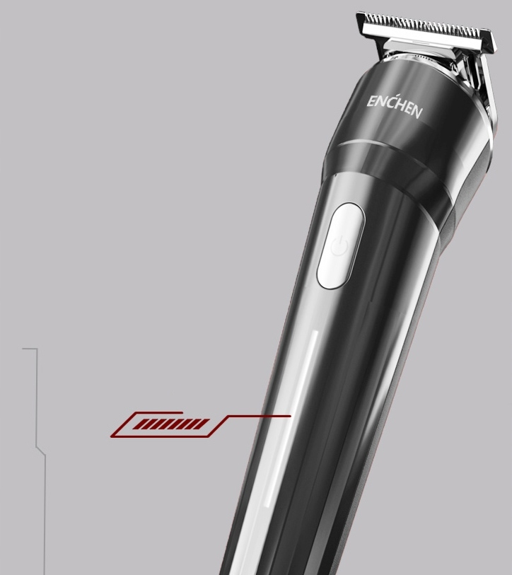 Aparat de tuns ENCHEN Beardo, Uscat, 4 accesorii, 6000 rpm, 800 mAh