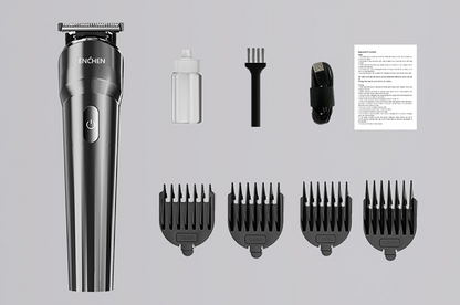 Aparat de tuns ENCHEN Beardo, Uscat, 4 accesorii, 6000 rpm, 800 mAh