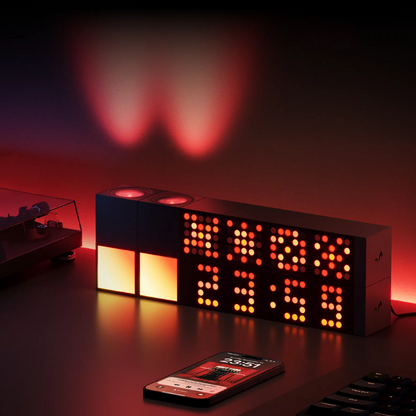 Lampa inteligenta LED YEELIGHT Cube-Matrix Smart Lamp, compatibilila cu Matter, Apple Homekit, Google Assistant