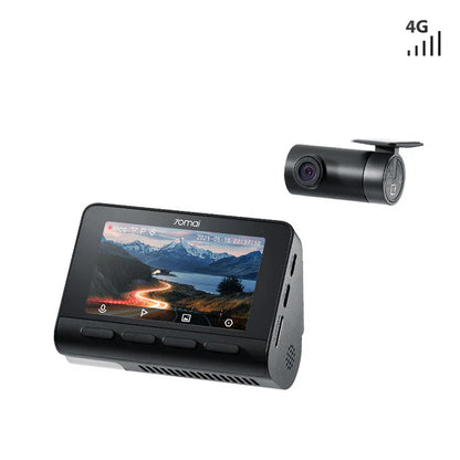Set 2 Camere auto 70mai Dash Cam 4K A800SE, inregistrare Dual Channel, GPS, HDR, ADAS si camera luneta 70mai RC22, 4G