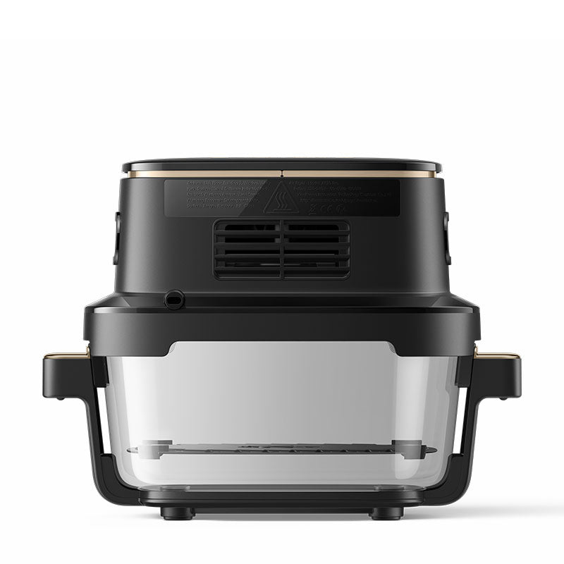 Friteuza cu aer cald MOVA Air Fryer AeroGlass AF20 Pro 4L+2.5L, 1700W, 8 programe prestabilite