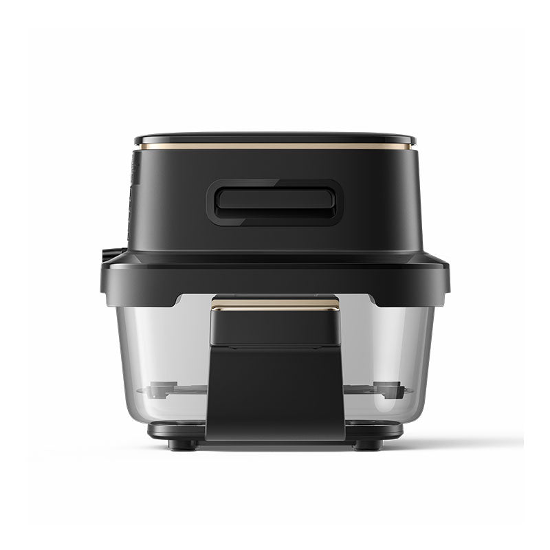 Friteuza cu aer cald MOVA Air Fryer AeroGlass AF20 Pro 4L+2.5L, 1700W, 8 programe prestabilite