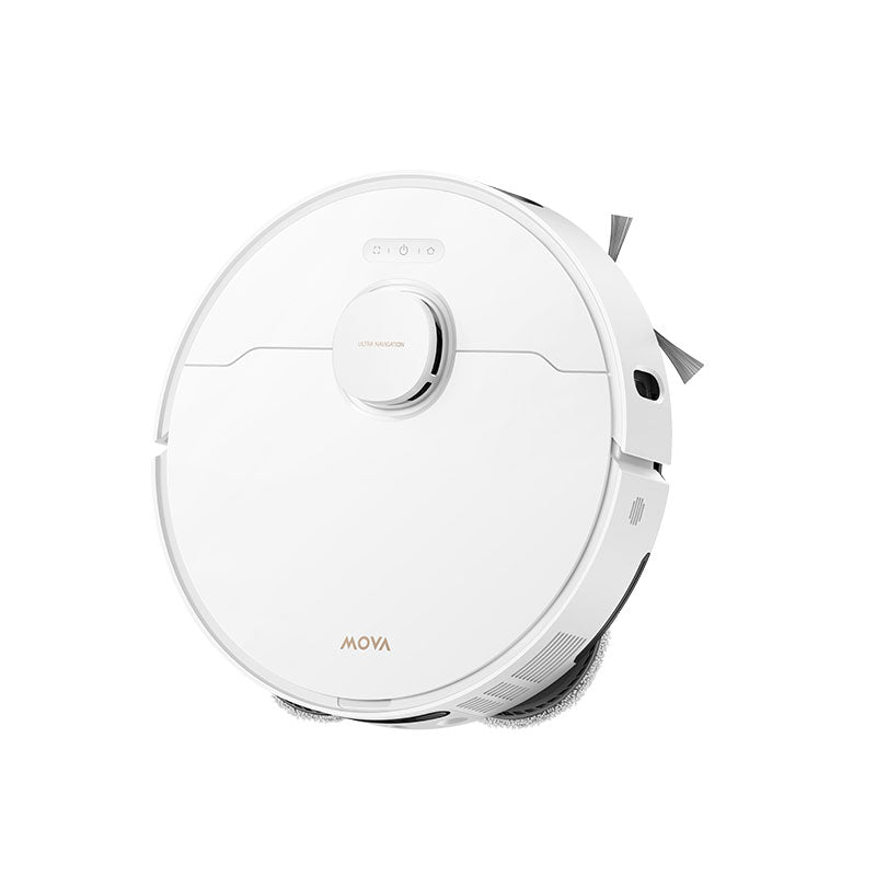 Aspirator robot cu mop MOVA E50 Pro Ultra Robot Vacuum, 30.000 Pa, 5.200mAh, 200 min, MaxiReach™, statie inteligenta, White