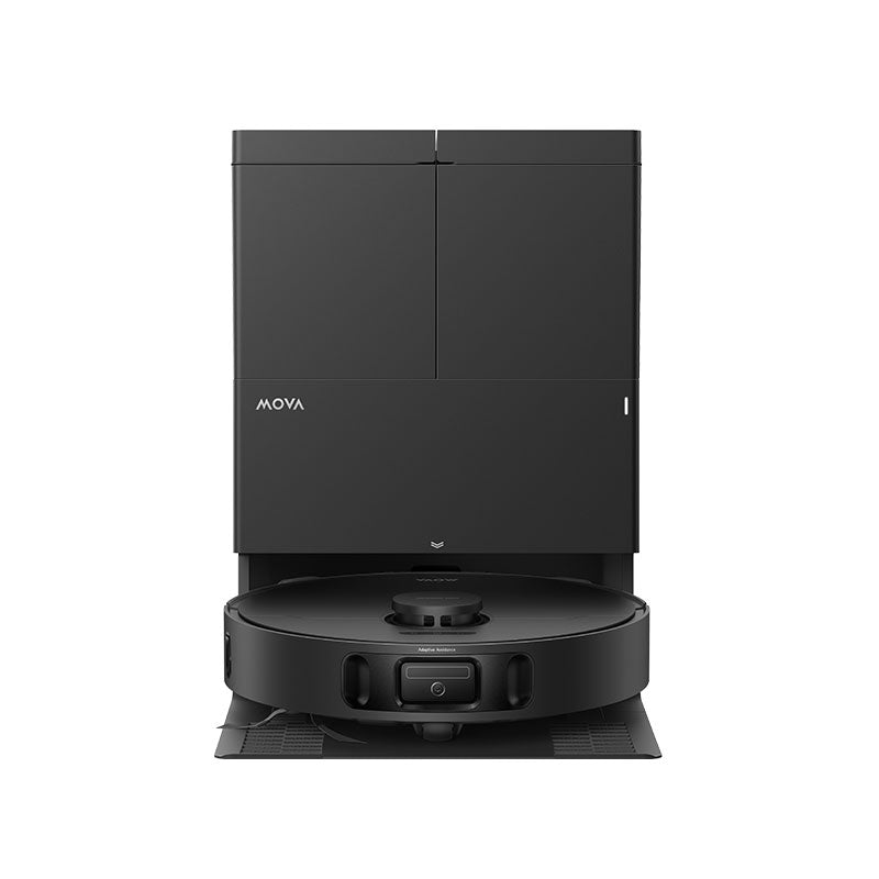 Aspirator robot cu mop MOVA E50 Ultra Robot Vacuum, 30.000 Pa, 5.200mAh, 200 min, MaxiReach™, statie inteligenta, Black
