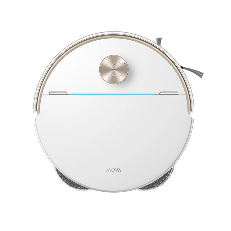 Aspirator robot cu mop MOVA V70 Ultra Complete Robot Vacuum, 40.000 Pa, 6.400mAh, 220 min, MaxiReachX™, statie inteligenta, White