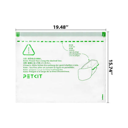 Rola compacta de saci PETKIT litiera pisici Cat Waste Bag Set pentru Litiera Smart PETKIT Pura Max 2/ Purobot Max Pro