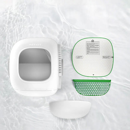 Litiera smart cu autocuratare PETKIT Purobot Max Pro 2 with Camera Self-Cleaning pentru pisici, Recunoastere faciala, 8L
