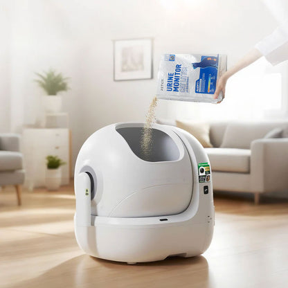 Litiera smart cu autocuratare PETKIT Purobot Max Pro 2 with Camera Self-Cleaning pentru pisici, Recunoastere faciala, 8L